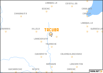 map of Tacuba