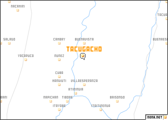 map of Tacugacho