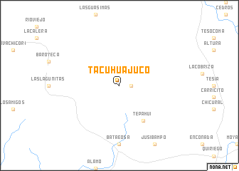 map of Tacuhuajuco