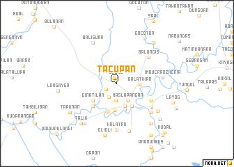 map of Tacupan