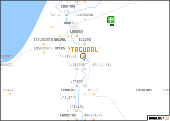 map of Tacural