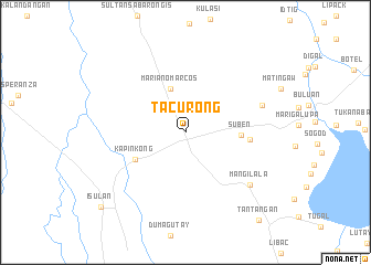 map of Tacurong