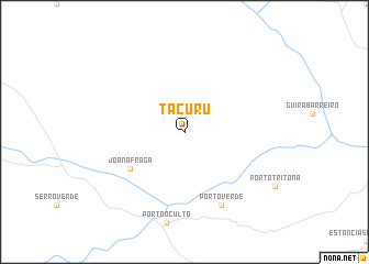 map of Tacuru