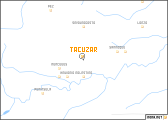 map of Tacuzar