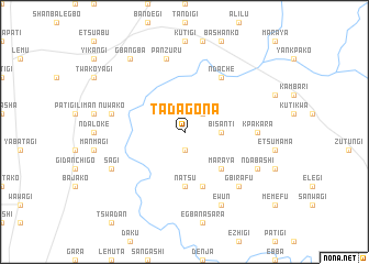 map of Tadagona