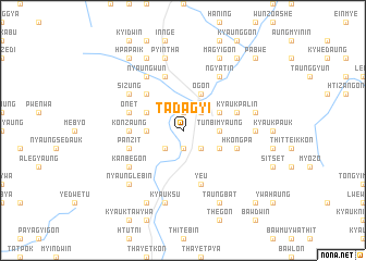 map of Tadagyi