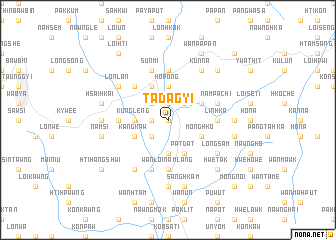 map of Tadagyi