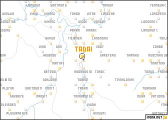 map of Tadai