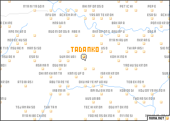 map of Tadanko