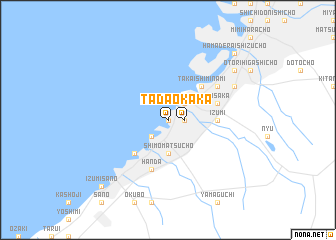 map of Tadaoka