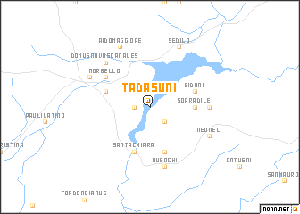 map of Tadasuni