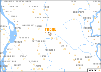 map of Tada-u