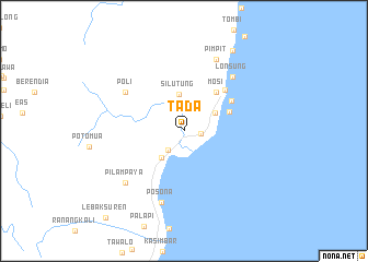 map of Tada