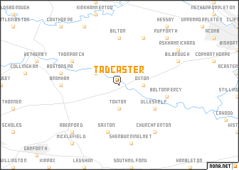 map of Tadcaster