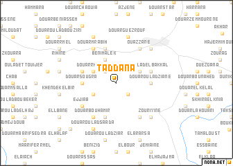 map of Taddana