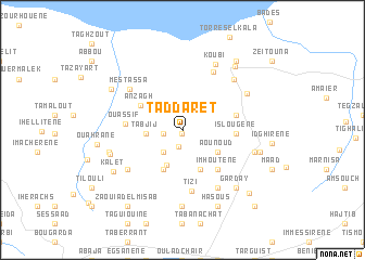 map of Taddâret