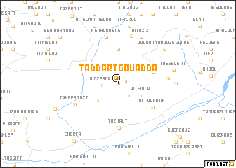 map of Taddart Gouadda