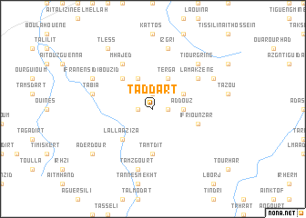 map of Taddart