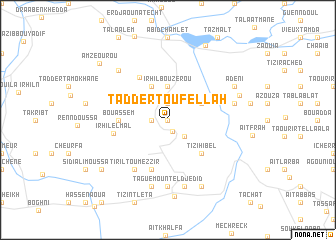 map of Taddert Oufellah