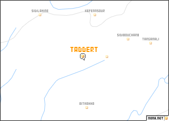 map of Taddert