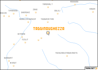 map of Taddi nʼOughezza