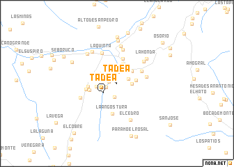 map of Tadea