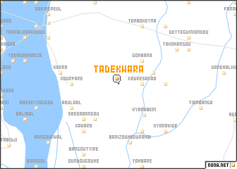 map of Tadé Kwara