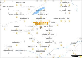 map of Tademant