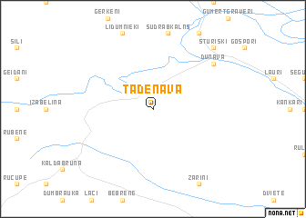 map of Tadenava