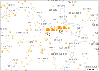 map of Tadenje