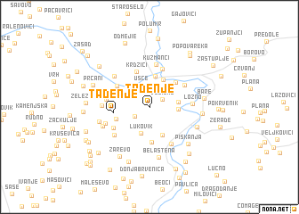 map of Tadenje