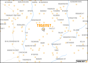 map of Tadenst