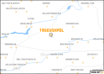 map of Tadeushpolʼ