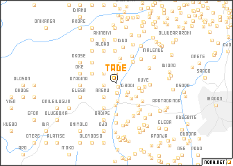 map of Tade