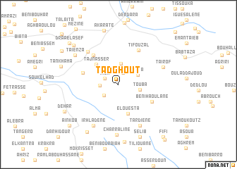 map of Tadghout