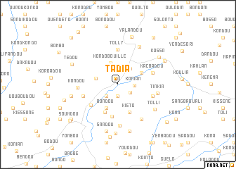 map of Tadia