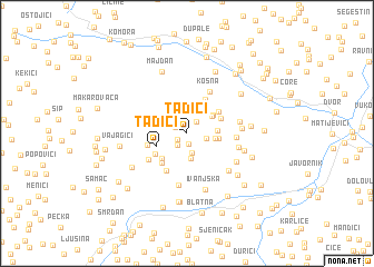 map of Tadići