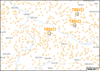 map of Tadići