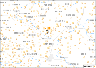 map of Tadići