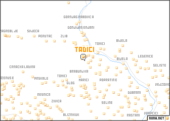 map of Tadići