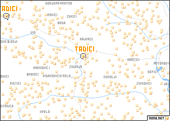 map of Tadići