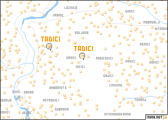 map of Tadići