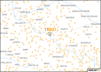 map of Tadići