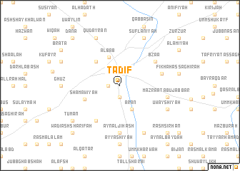 map of Tādif