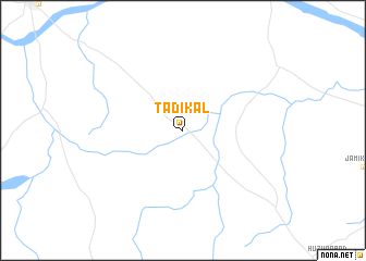 map of Tādikal