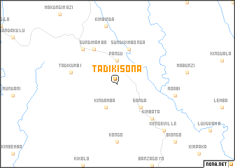 map of Tadi-Kisona