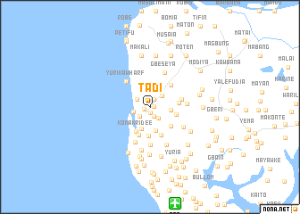 map of Tadi