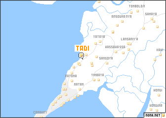 map of Tadi