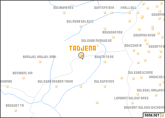 map of Tadjena