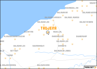 map of Tadjera